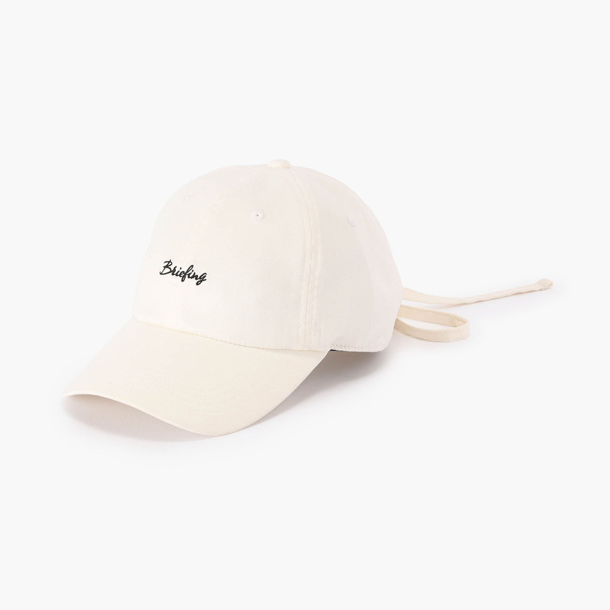 BRIEFING WOMEN’S SUEDE SMALL LOGO RIBBON CAP, Accessories, Golf