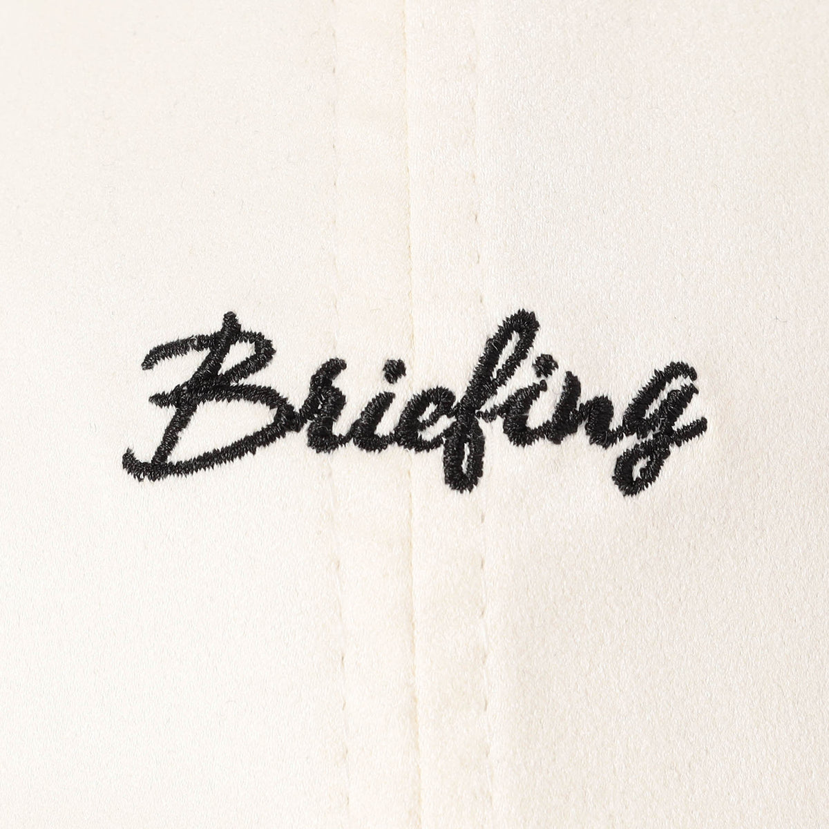 BRIEFING WOMEN’S SUEDE SMALL LOGO RIBBON CAP, Accessories, Golf
