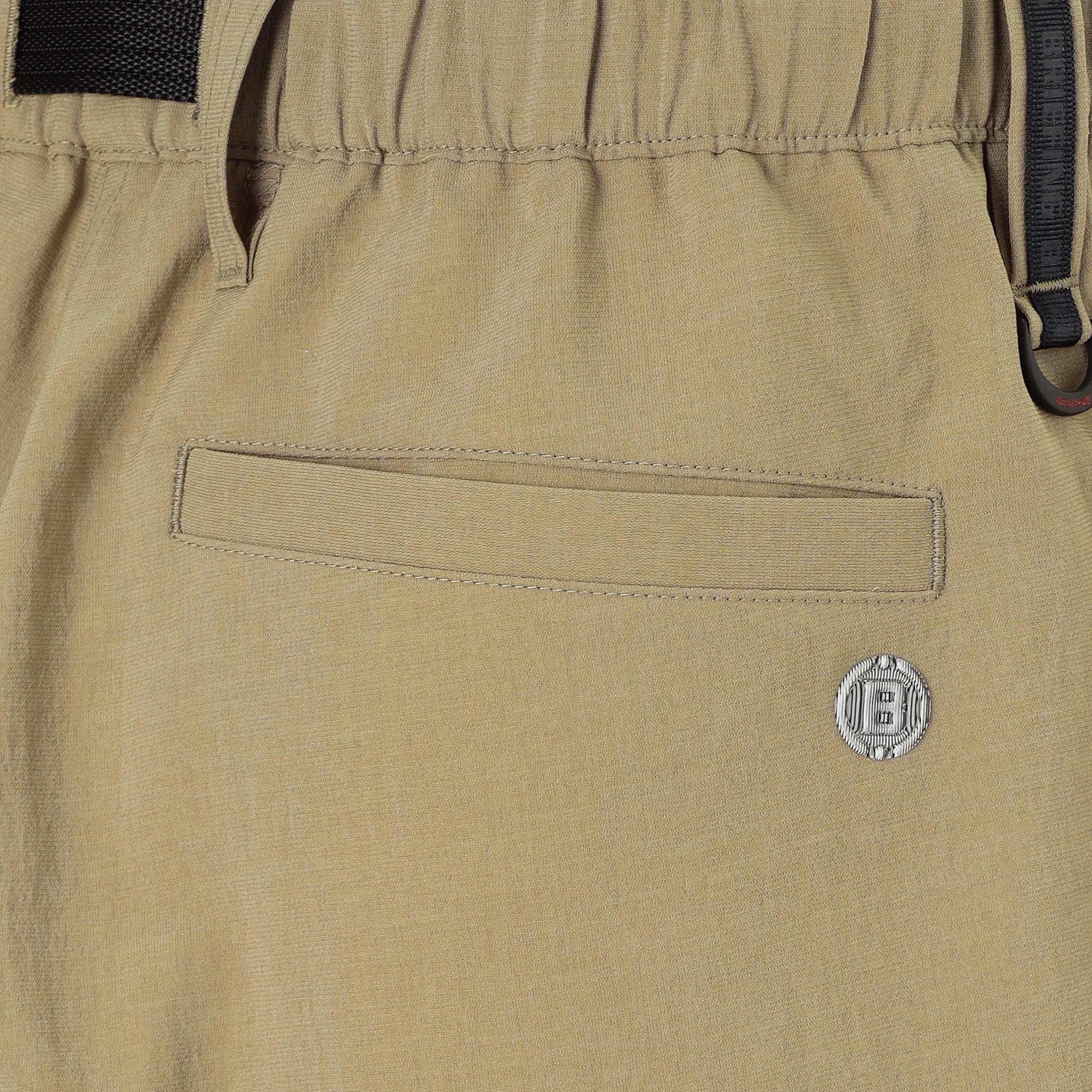 CCR MEN'S BELTED WIDE SHORT PANTS