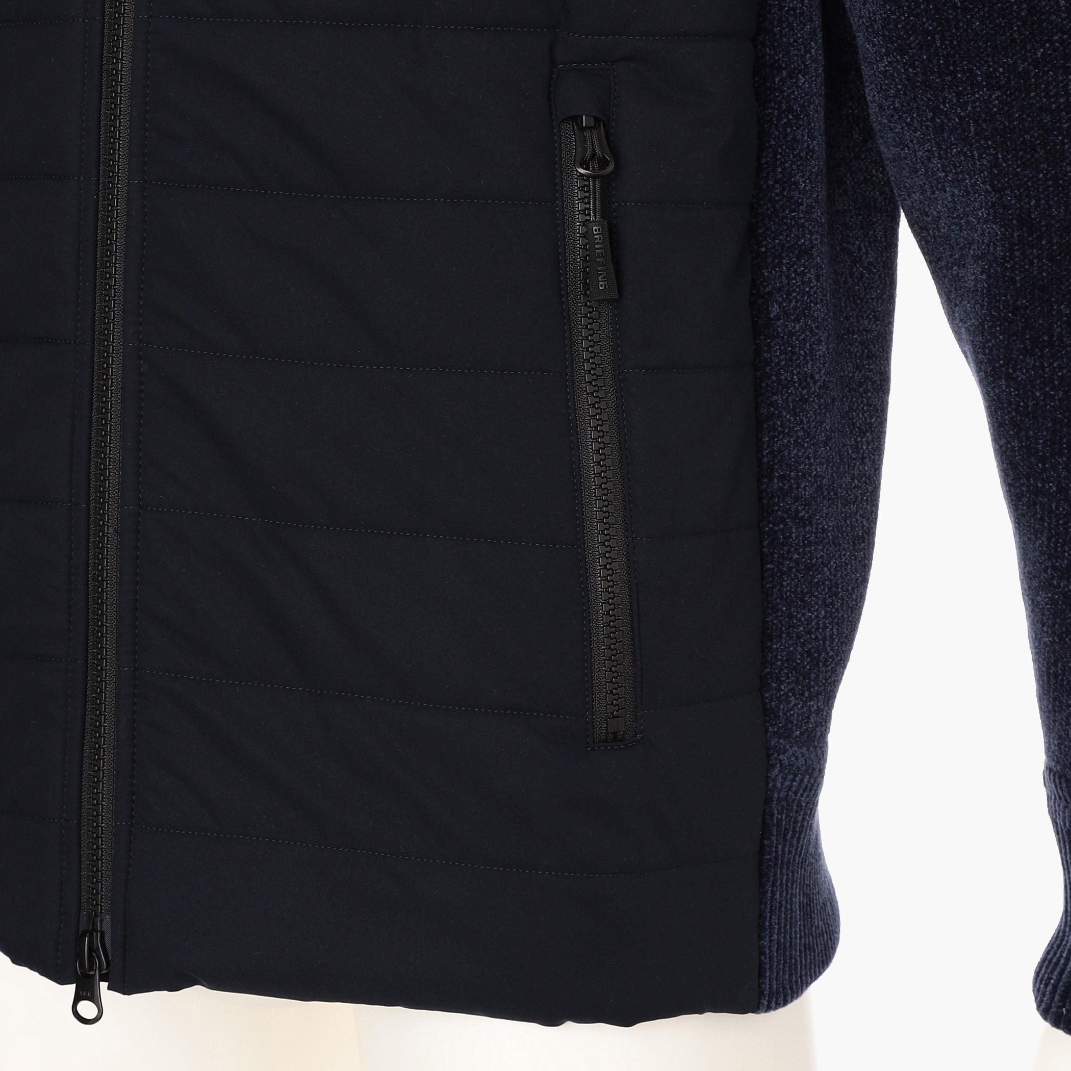 MEN'S WINDBLOCK MOLE YARN KNIT BLOUSON