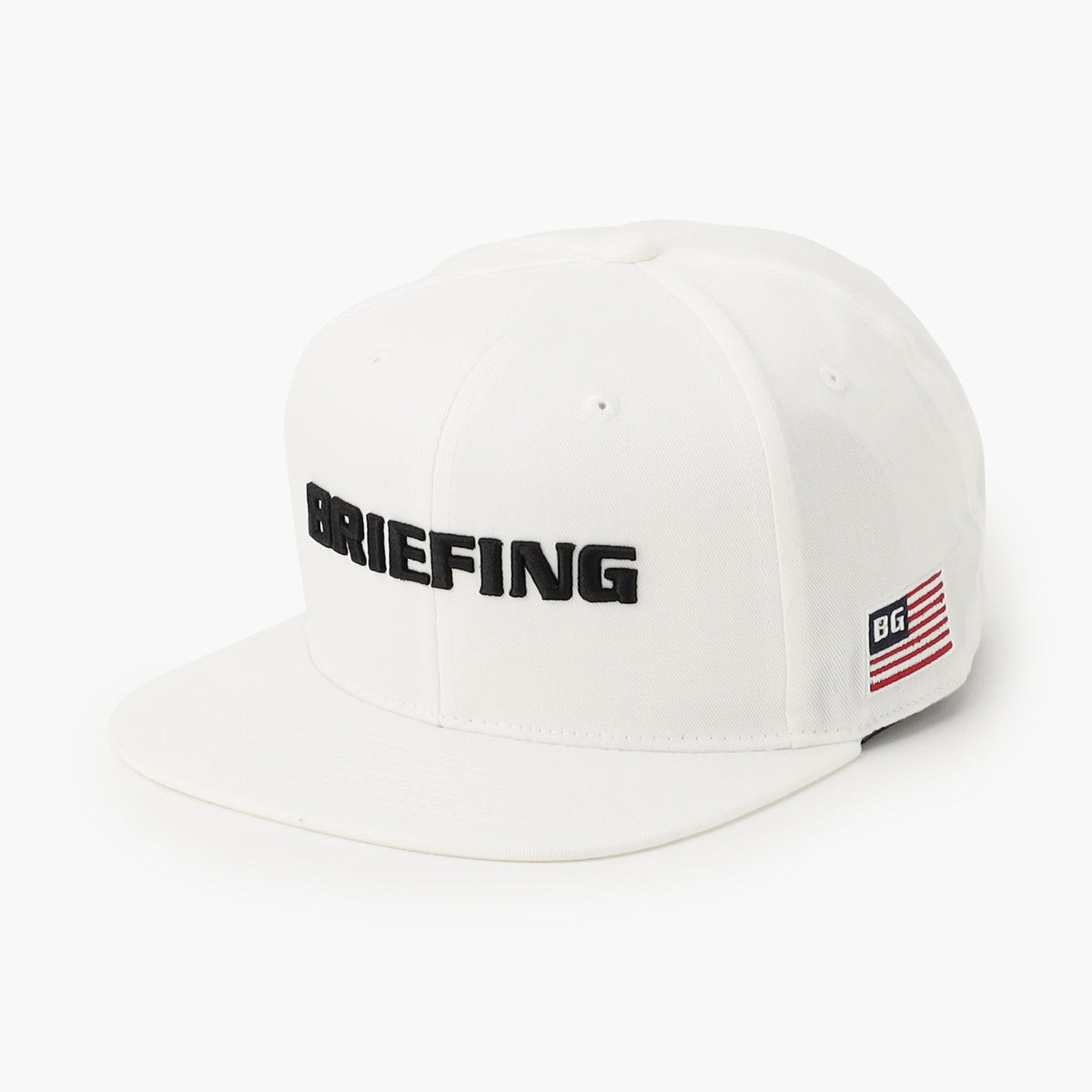BRIEFING MEN’S BASIC FLAT VISOR CAP, Accessories, Golf