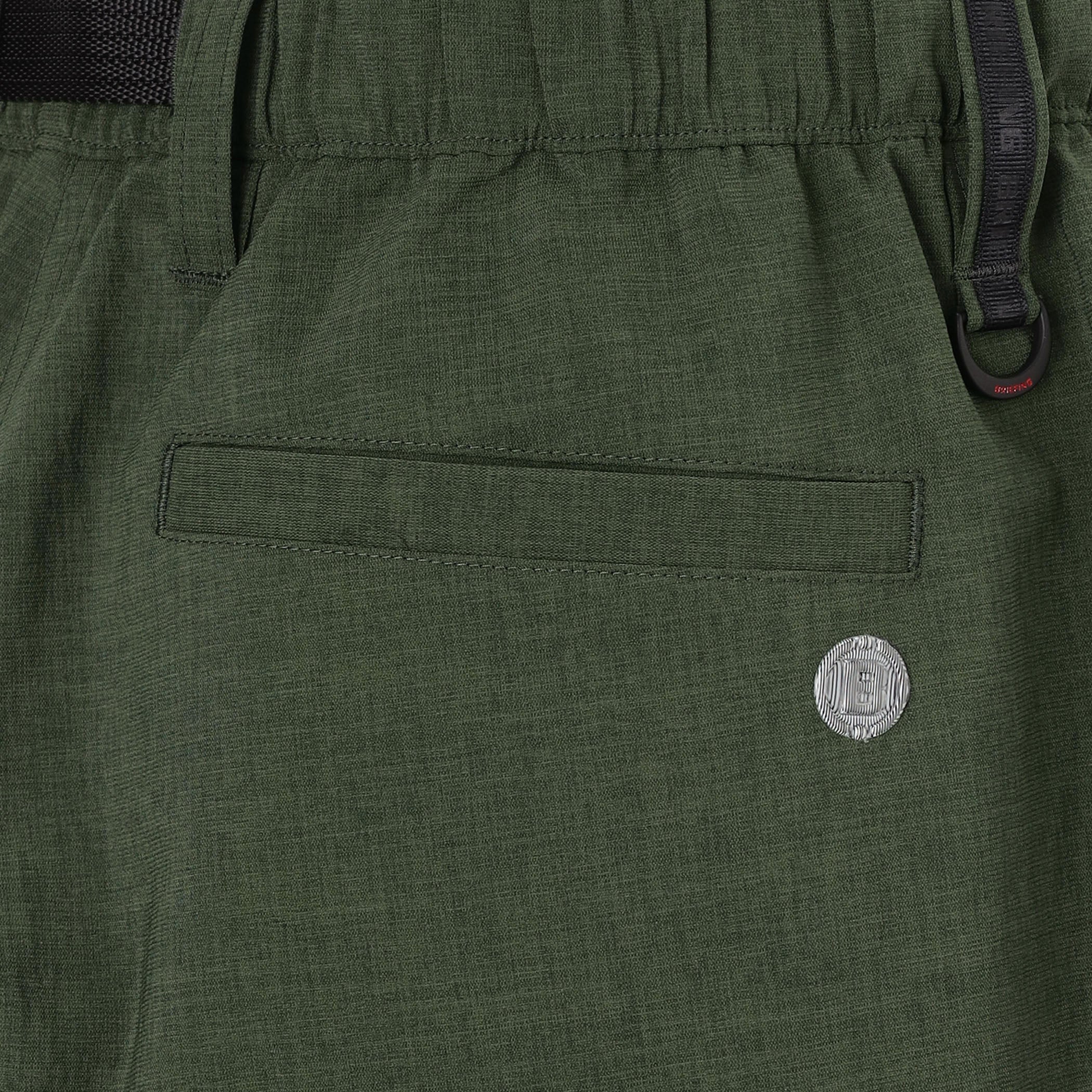 CCR MEN'S BELTED WIDE SHORT PANTS