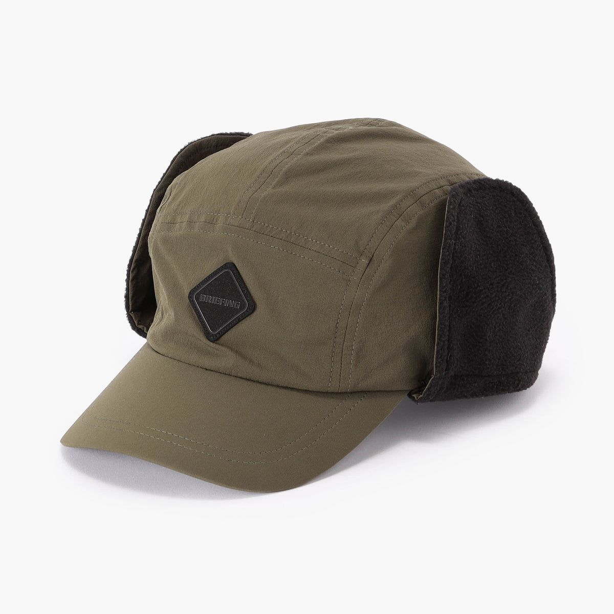 BRIEFING MEN’S NYLON BACK FLEECE FLAP CAP, Accessories, Golf