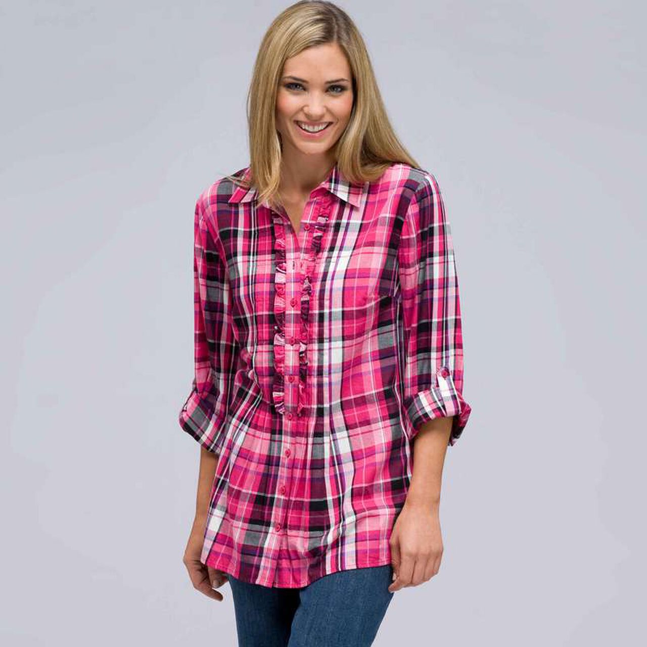 Roll Sleeve Shirt, , large image number 0