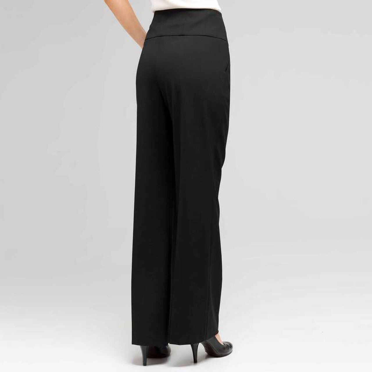 Flat Front Bootleg Pant, , large image number 1
