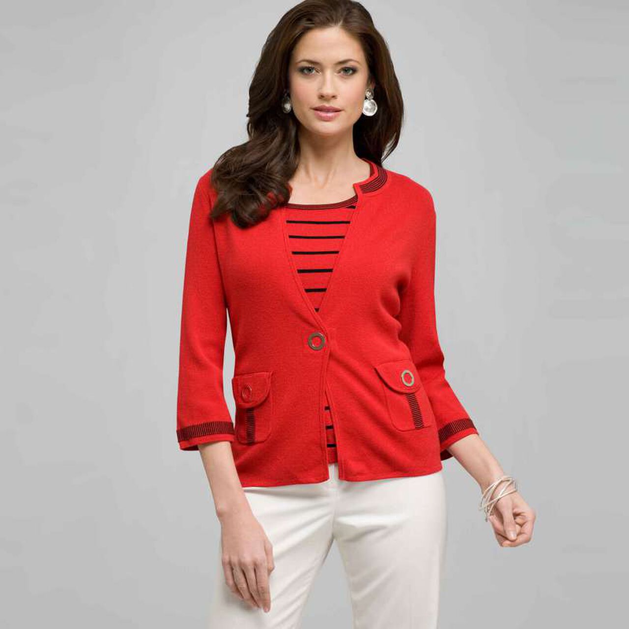 Relaxed Fit Cardigan, , large image number 0