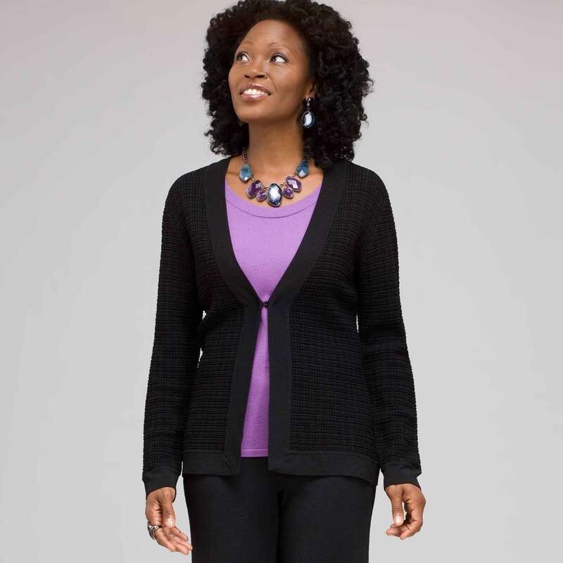 Dark purple hotsell cardigan sweater