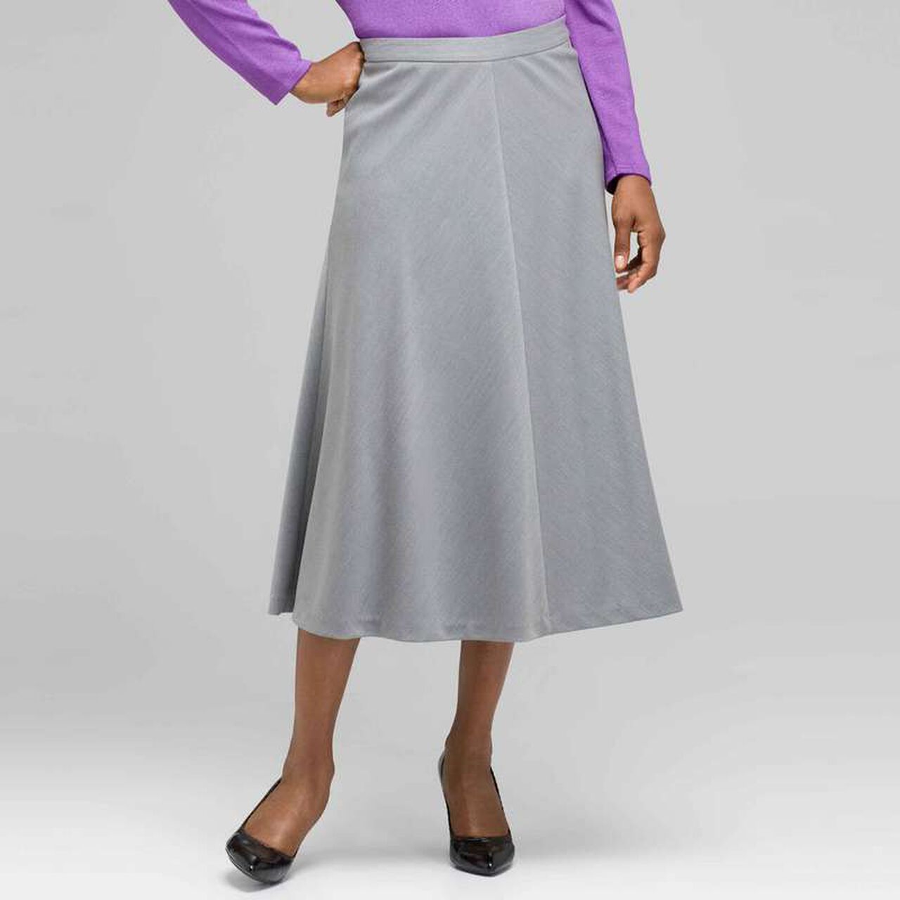Long Center Seam Skirt, , large image number 0