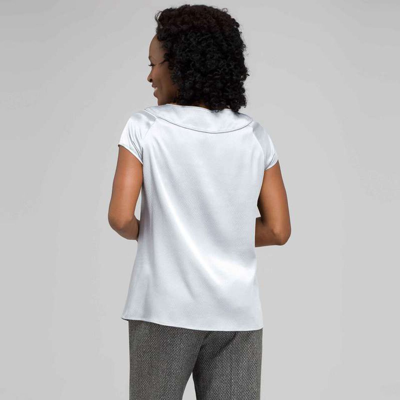 Beaded Jewel Neck Blouse, , large image number 1