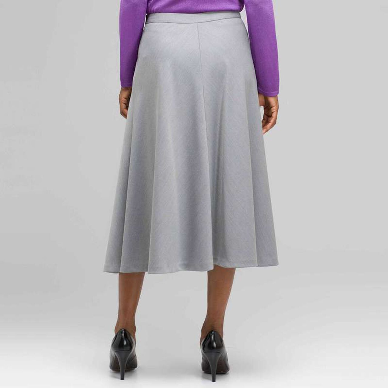 Long Center Seam Skirt, , large image number 1