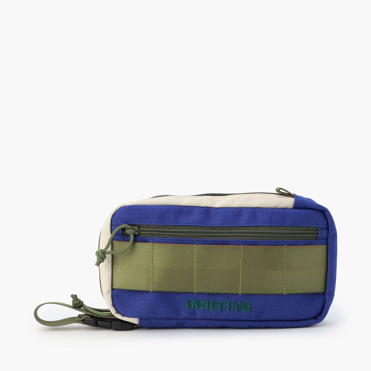 RECTANGLE POUCH WL,BLUE×IVORY, large image number 0
