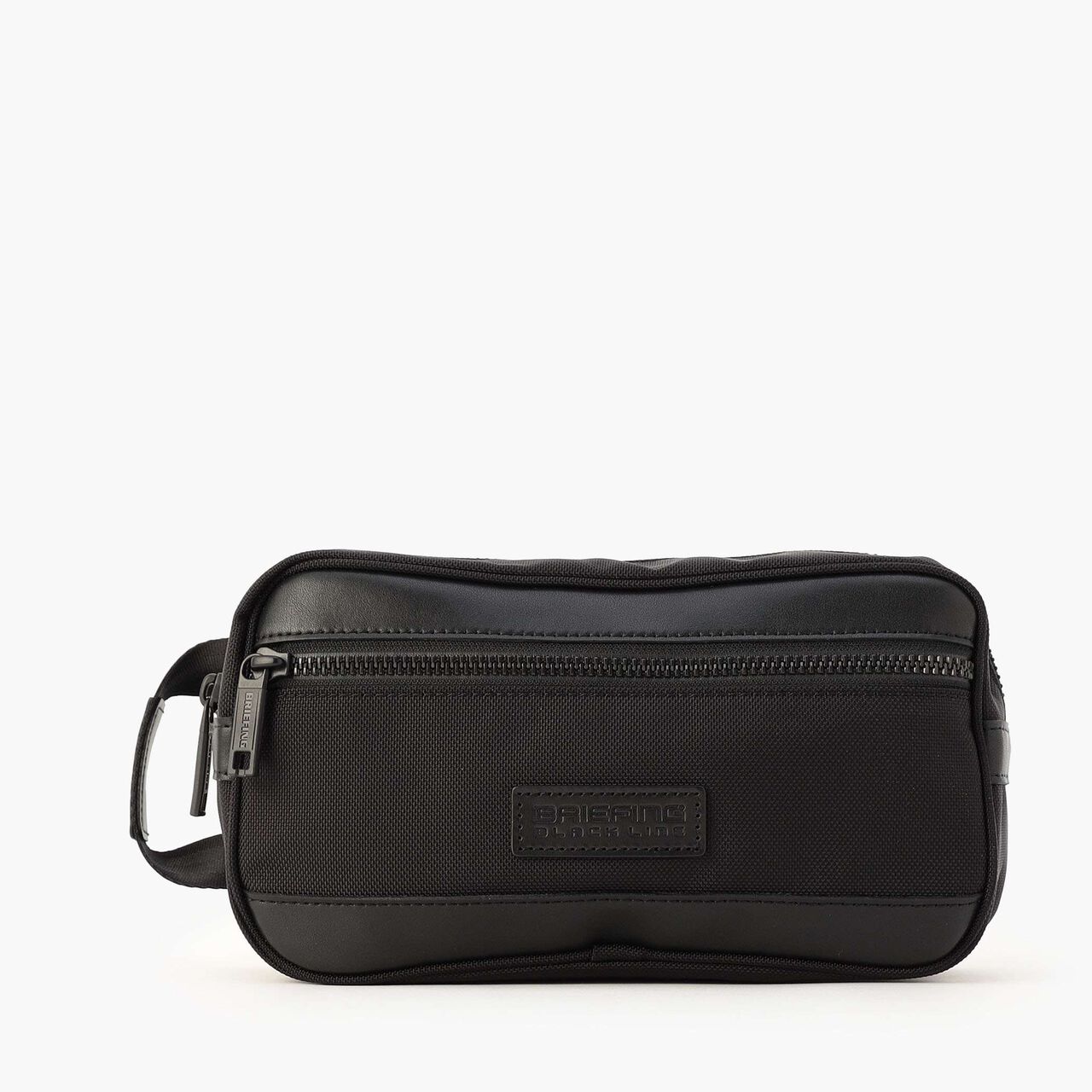 BLK ONE ZIP POUCH,, large image number 0