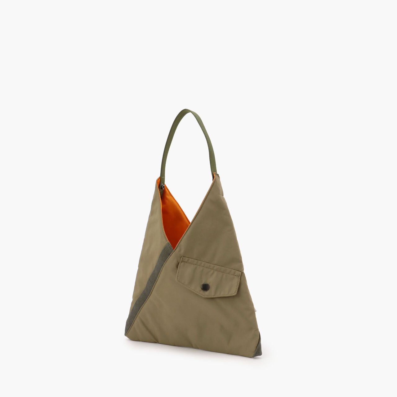 TILT TRIANGLE TOTE S,Beige, large image number 1