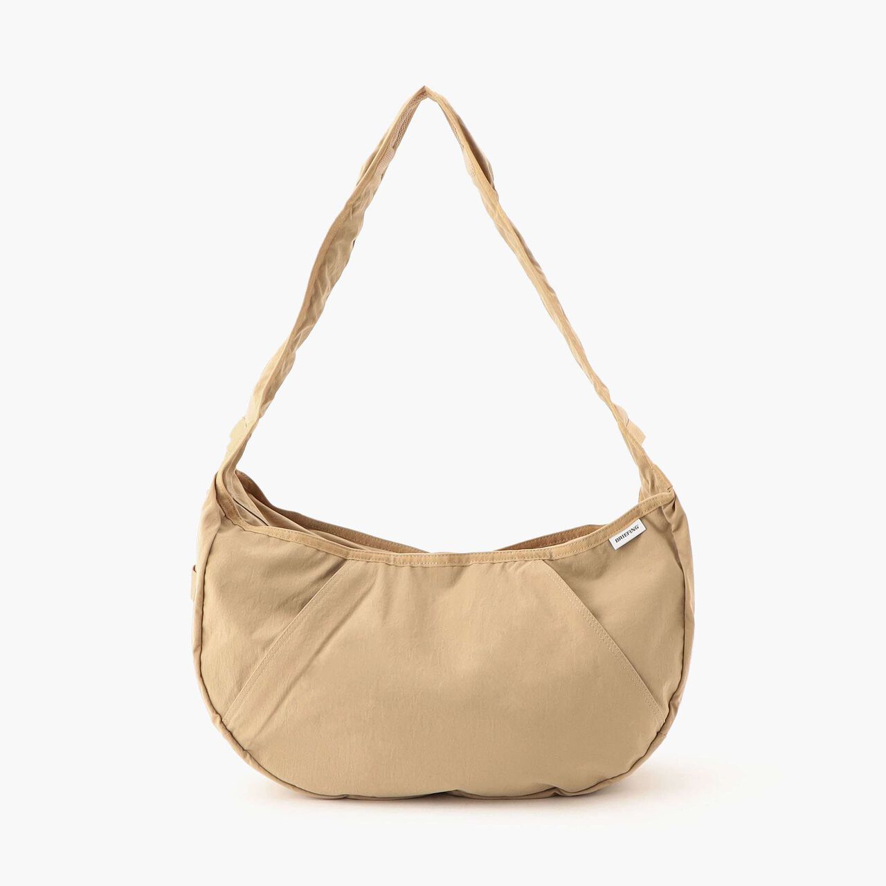 HOBO BAG WIDE,Beige, large image number 0