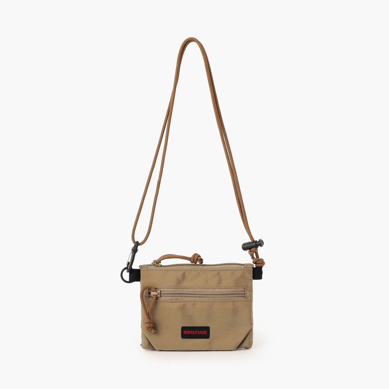 W ZIP PURSE,Beige, large image number 0