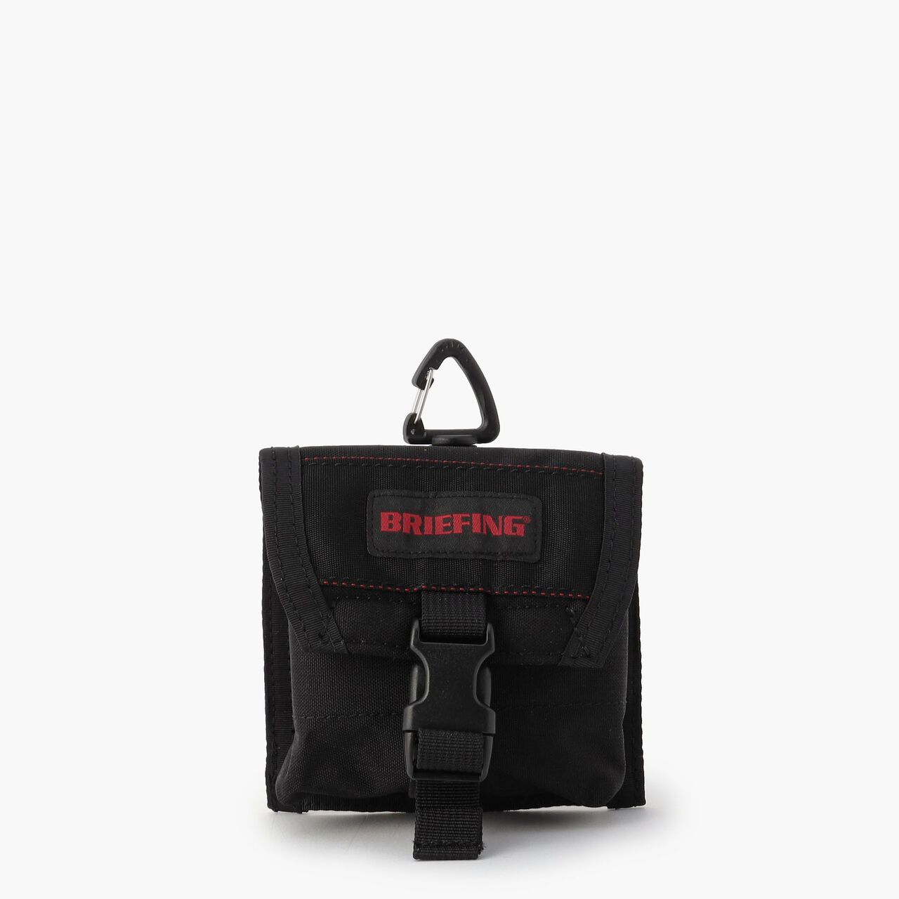 2P AT FLAP POUCH,Black, large image number 0