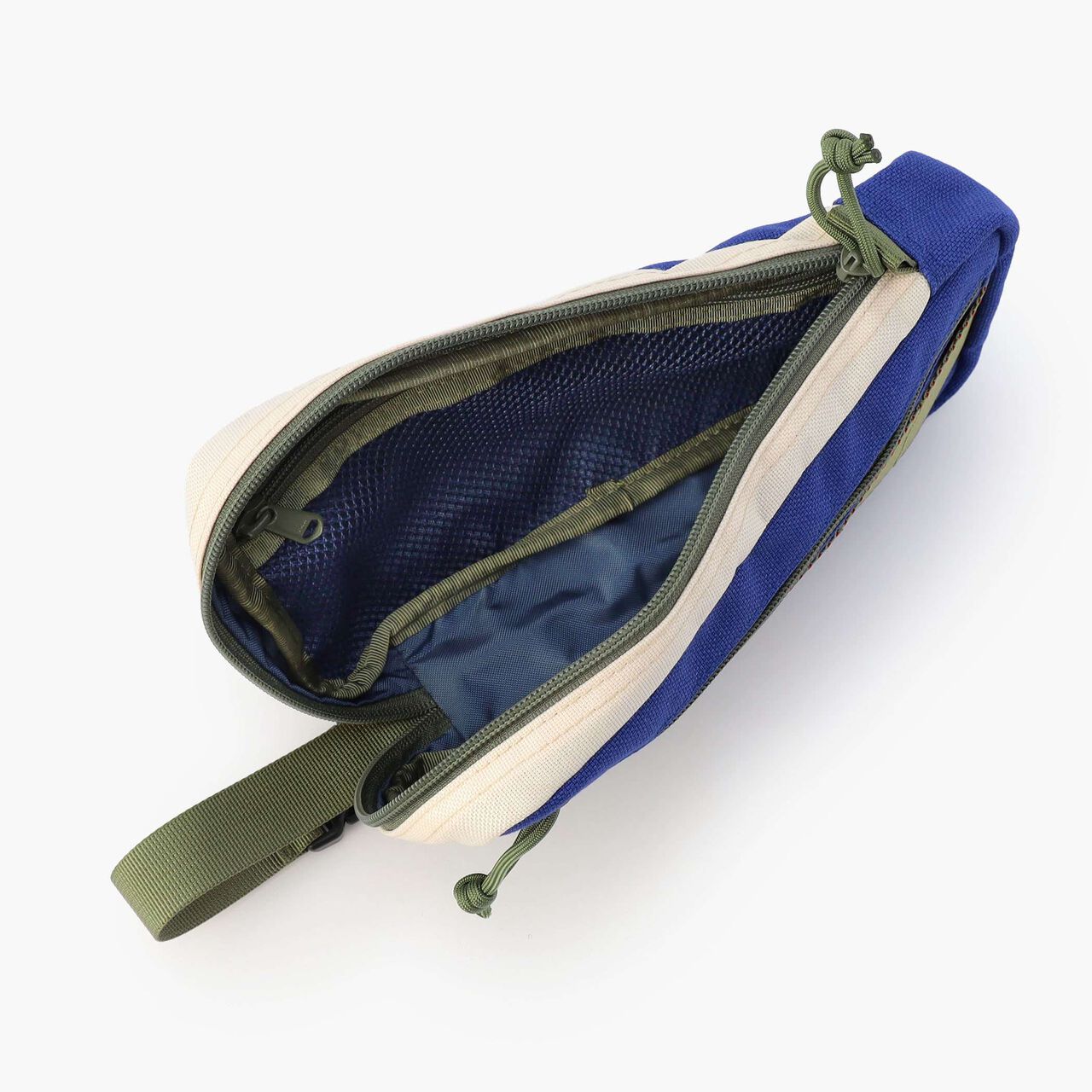 RECTANGLE POUCH WL,BLUE×IVORY, large image number 7