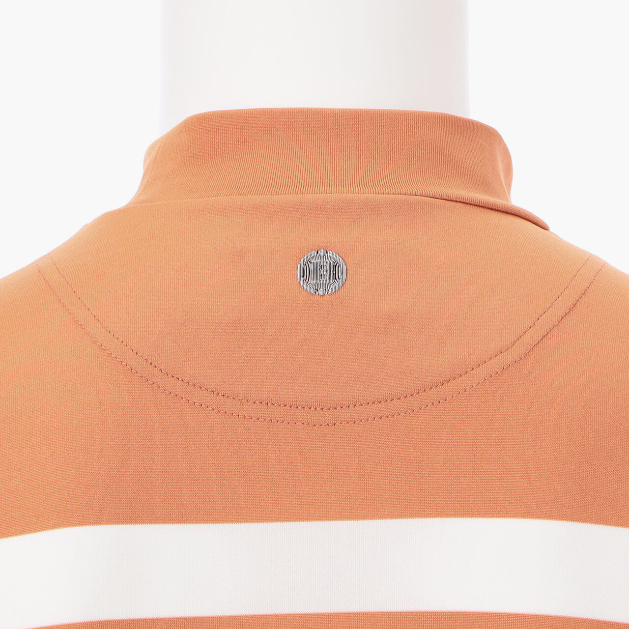 MS PANEL STRIPE HIGHNECK RF,Orange, large image number 10