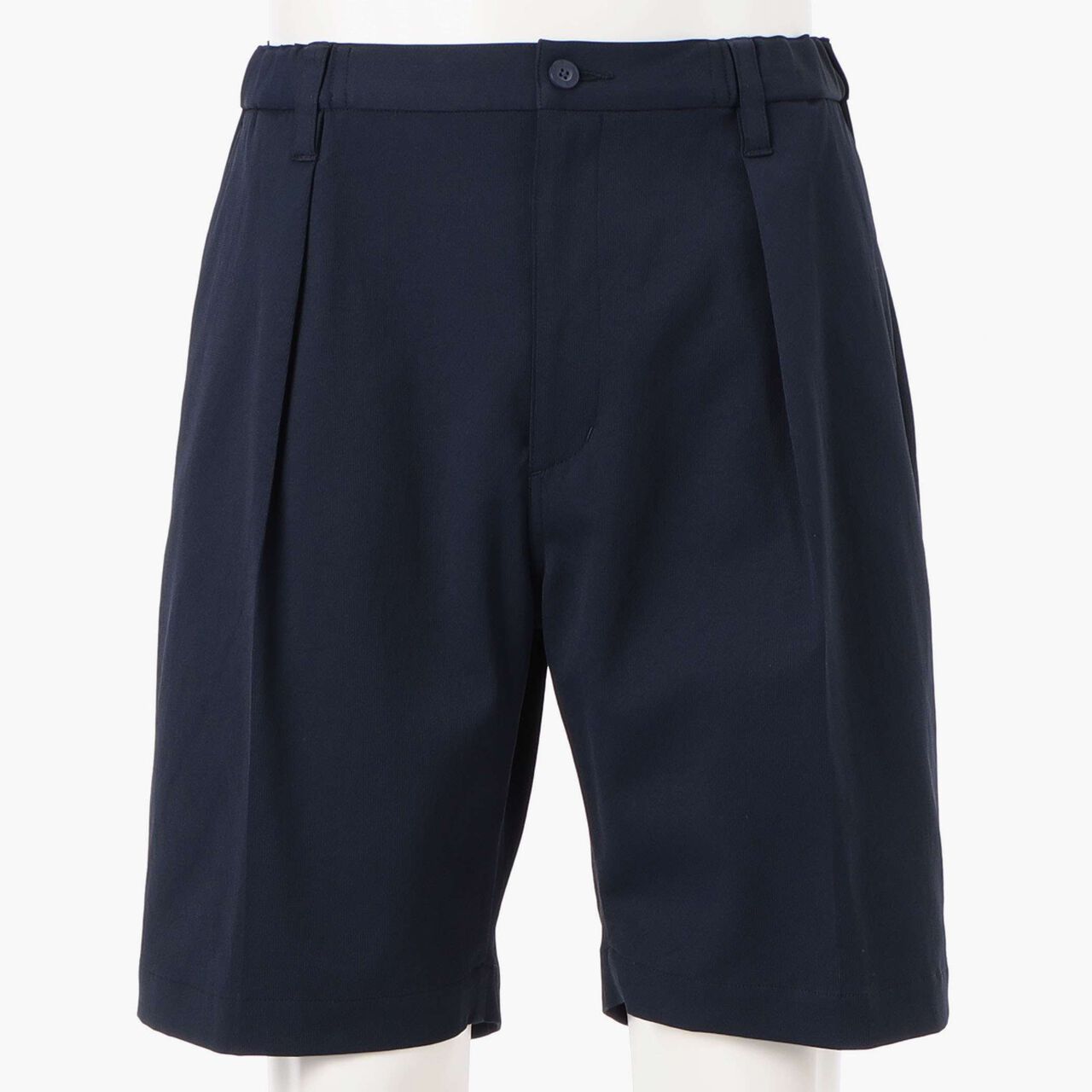 MS WIDE SHORT PANTS,Navy, large image number 0