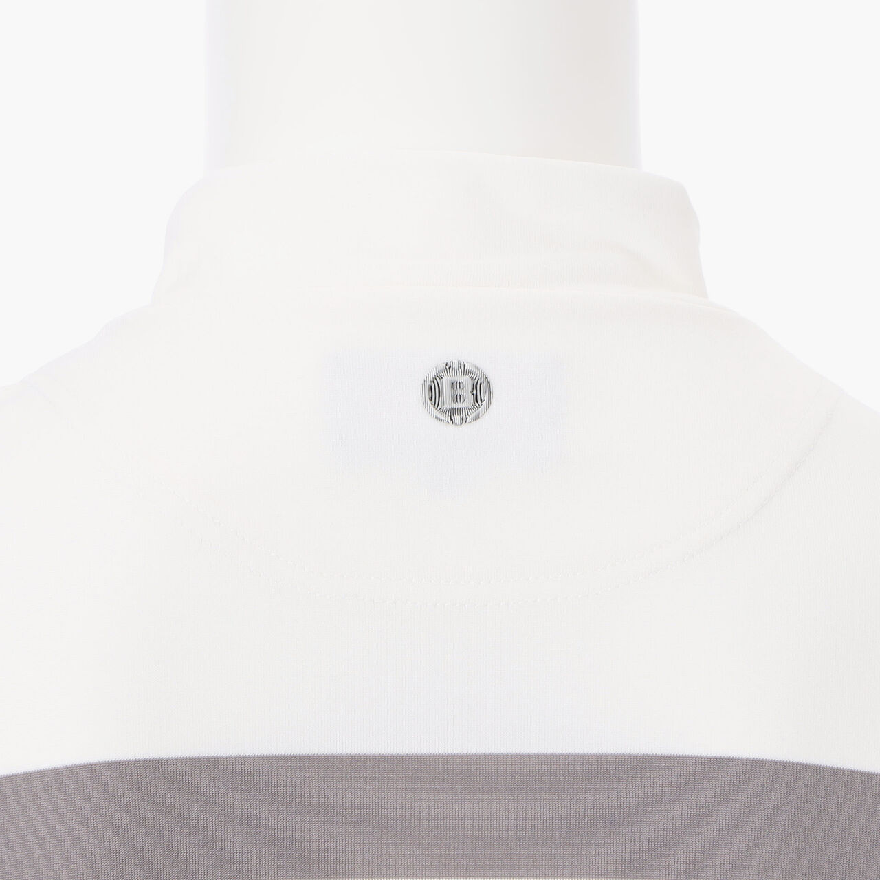 MS PANEL STRIPE HIGHNECK RF,Orange, large image number 2