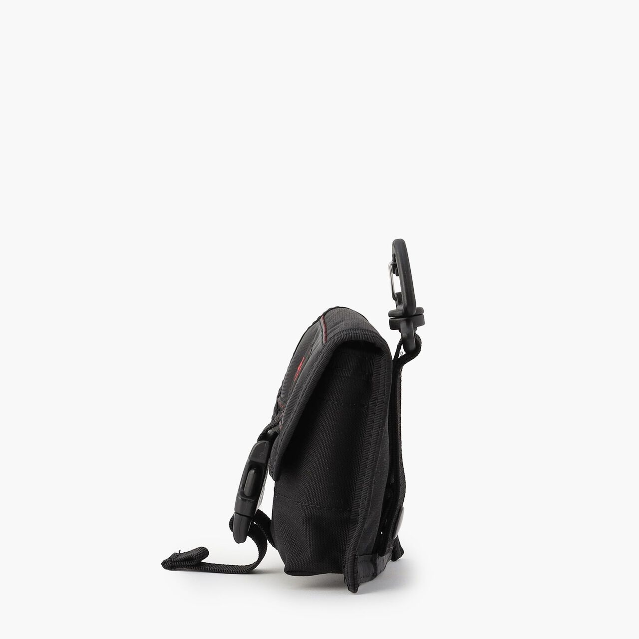 2P AT FLAP POUCH,Black, large image number 2