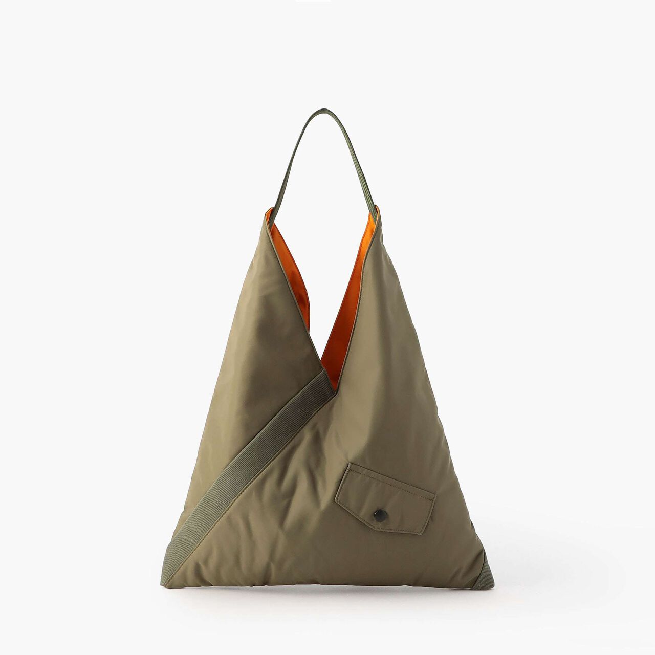 TILT TRIANGLE TOTE,Olive, large image number 0