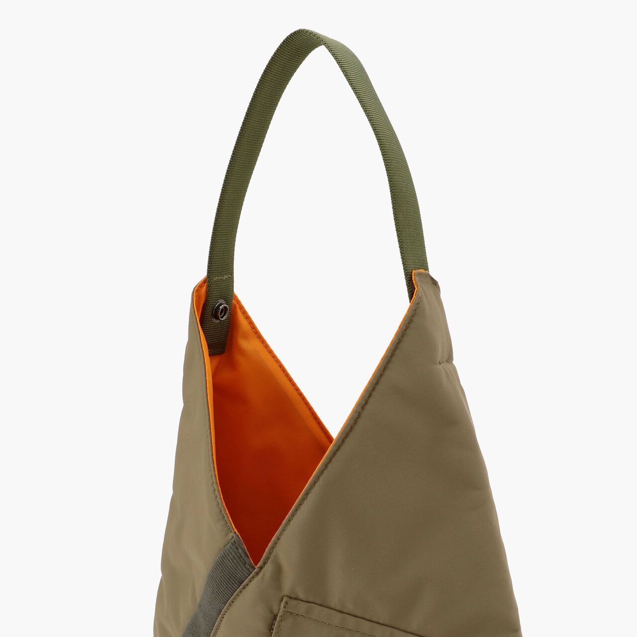 TILT TRIANGLE TOTE S,Beige, large image number 7
